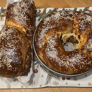 Traditional sweet Christmas bread