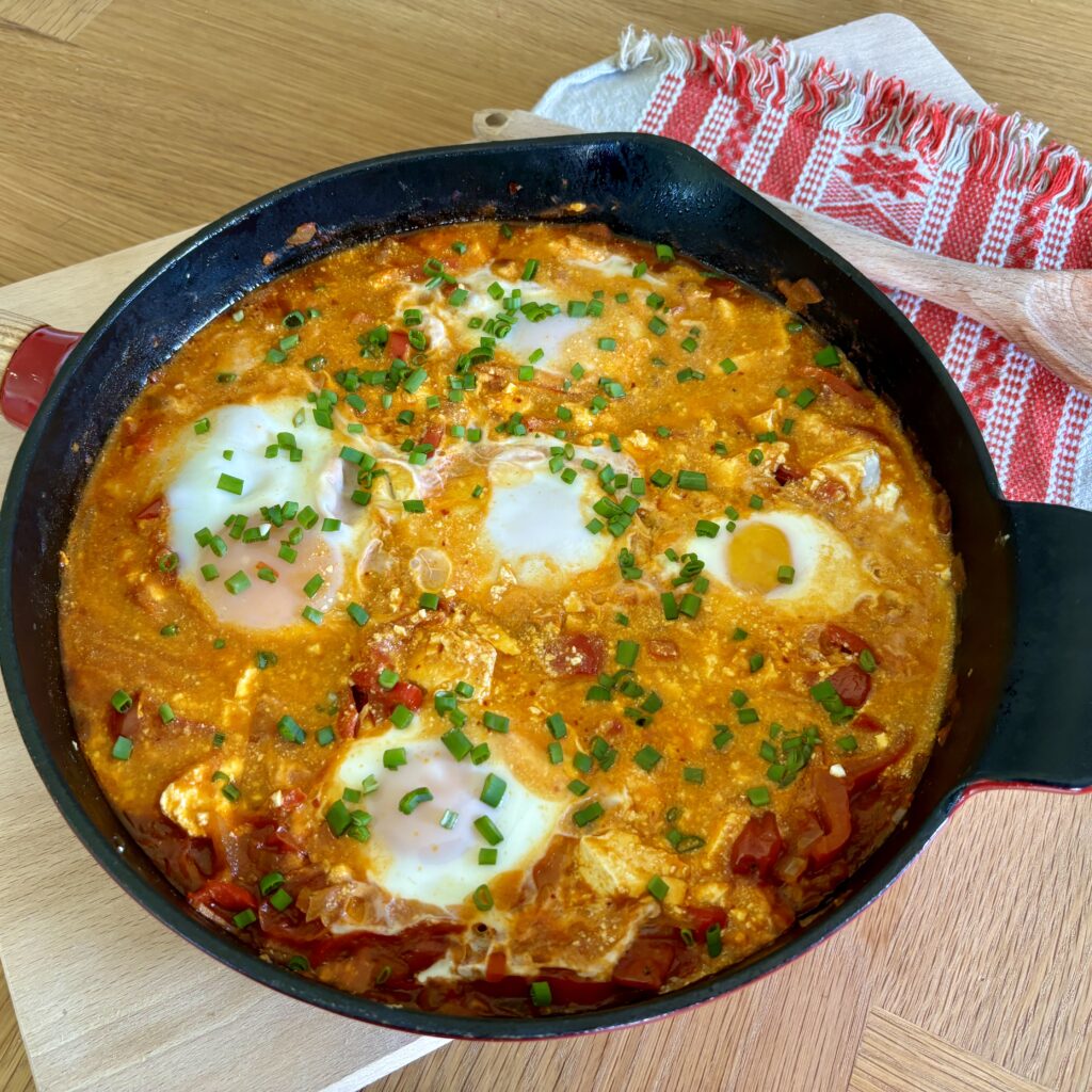 Shakshuka inspired eggs