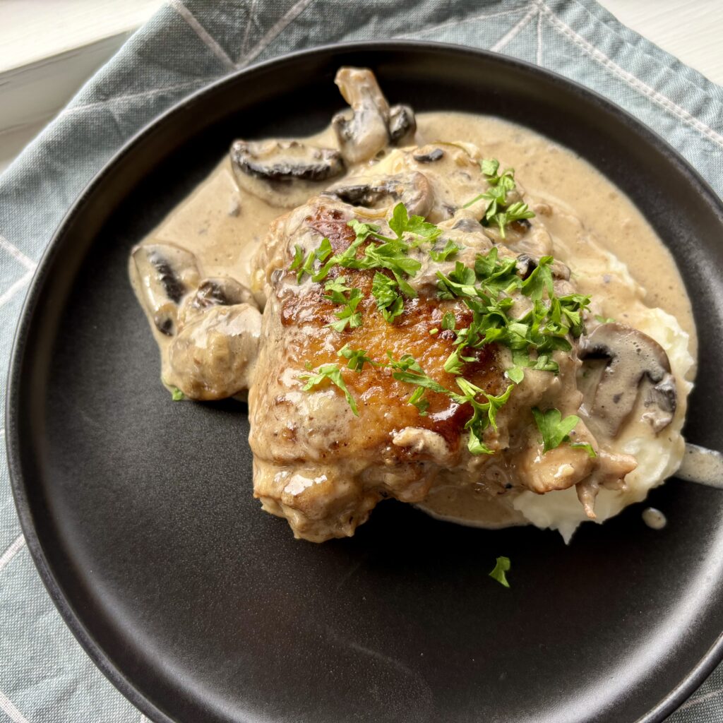 Chicken fricassée